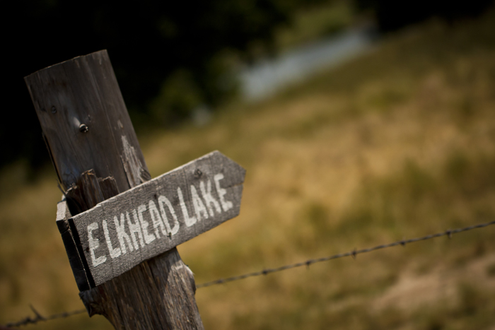 Elkhead Lake Sign